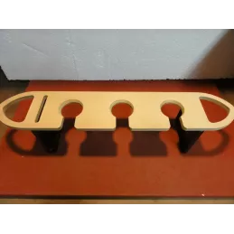 SUPPORT  LEFFE POUR 3 VERRES  50CM
