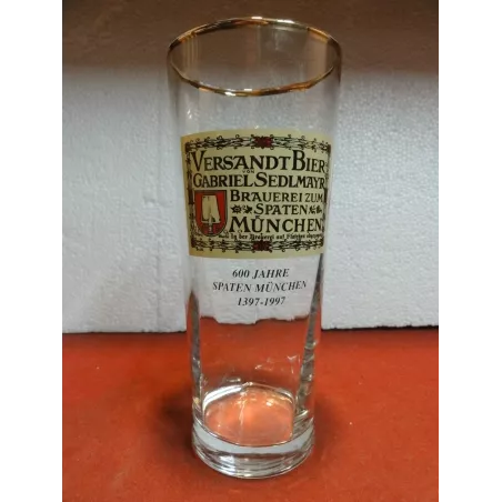 1 VERRE SPATEN 50CL COLLECTOR 1397/1997 HT. 19.30CM