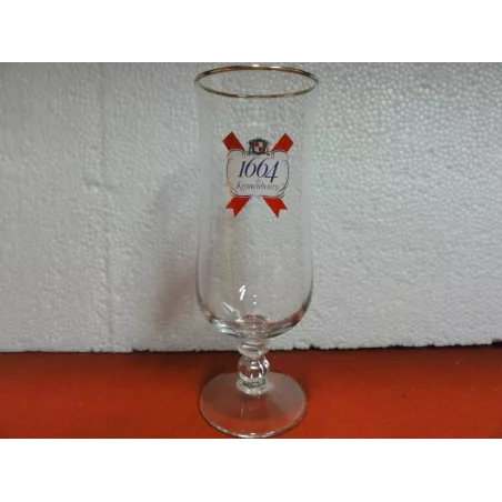 1 VERRE KRONENBOURG 1664 25CL  HT 18.30CM