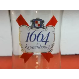 1 VERRE KRONENBOURG 1664 25CL  HT 18.30CM
