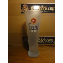 2 VERRES SUPER BOCK GIVRES 25CL HT. 19.40CM