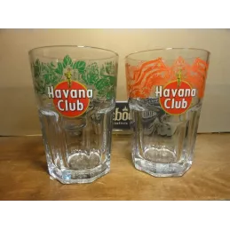 2 VERRES HA CLUB  HT 12CM