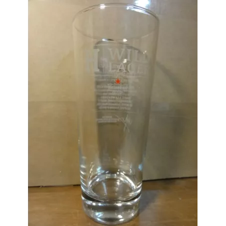 6 VERRES HEINEKEN 25CL EXPORT  H. WILD LAGER  HT 15.20CM