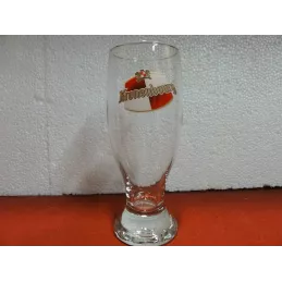 6 VERRES KRONENBOURG 25CL LOGO EN BIAIS  HT 17CM