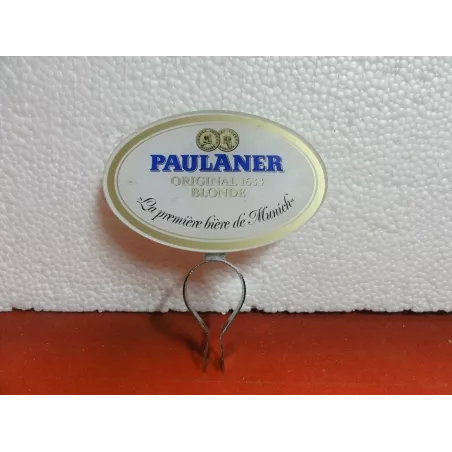 CAVALIER DE POMPE A BIERE PAULANER  BLONDE  11CM X7CM