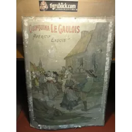 CARTON  QUINQUINA LE GAULOIS  61CM X44.50CM