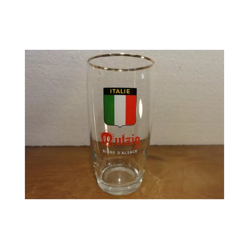 1 VERRE  MUTZIG ITALIE 20CL