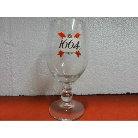 1 VERRE KRONENBOURG 1664 25CL HT.16.20CM