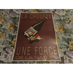 AFFICHE  LA CHOUFFE  63CM X46CM
