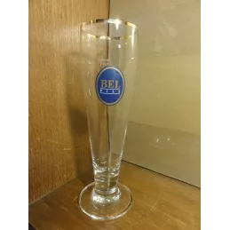 1 VERRE BEL PILS 25CL HT.21CM