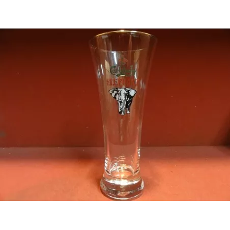 6 VERRES CARLSBERG ELEPHANT 25CL  HT 18CM