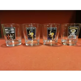 4 VERRES MARTINI COLLECTOR