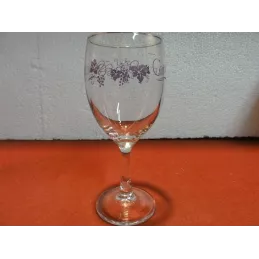 6 VERRES  A VIN  COLOMBELLE 10CL