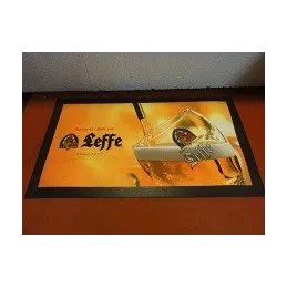 TAPIS DE BAR LEFFE  44CM X24CM