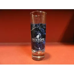 1 VERRE ERISTOFF  BLEU  HT 15.20CM