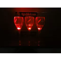 3 FLUTES MUMM 10CL EN POLYCARBONNATE HT. 19.20CM
