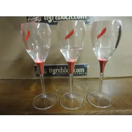 3 FLUTES MUMM 10CL EN POLYCARBONNATE HT. 19.20CM
