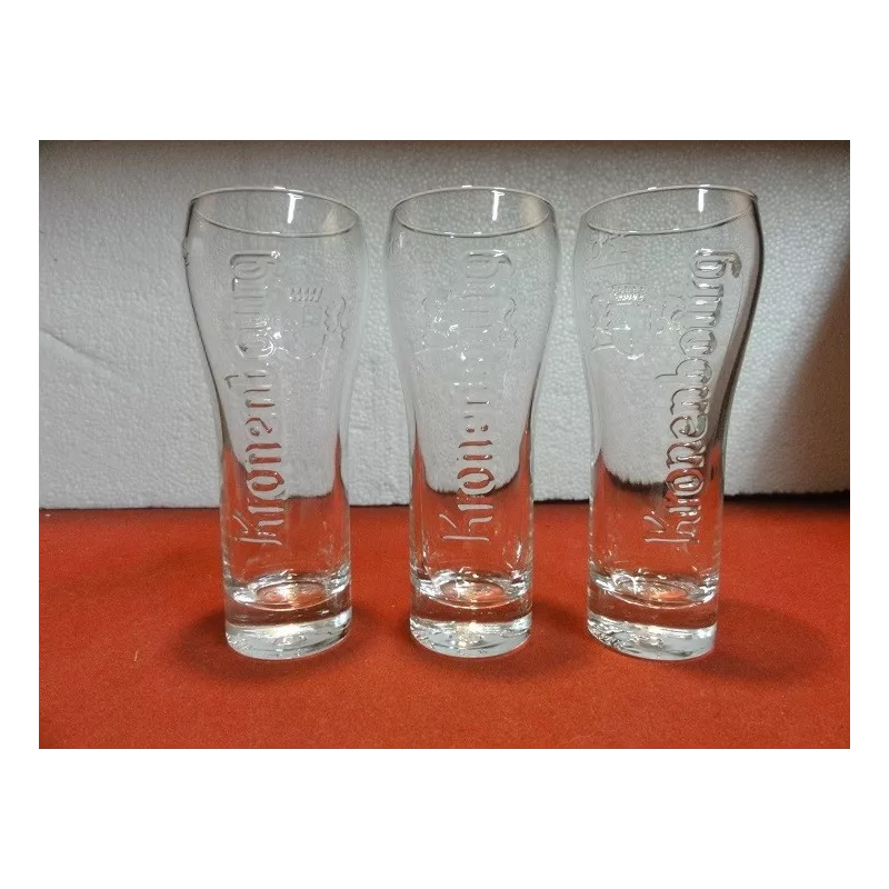 3 VERRES KRONENBOURG 15CL HT 14.50CM 3 VERRES KRONENBOURG 15CL HT 14.50CM