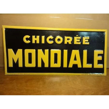 TOLE LITHO  CHICOREE MONDIALE 34CM X16CM