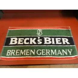 TAPIS DE BAR BECK'S BIER 43CM X23CM