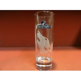 1 VERRE ERISTOFF LOUP 22CL HT. 15.20CM