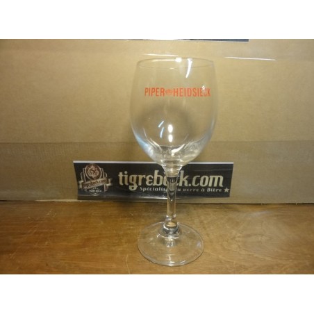 6 VERRES  CHAMPAGNE PIPER-HEIDSIECK  18CL
