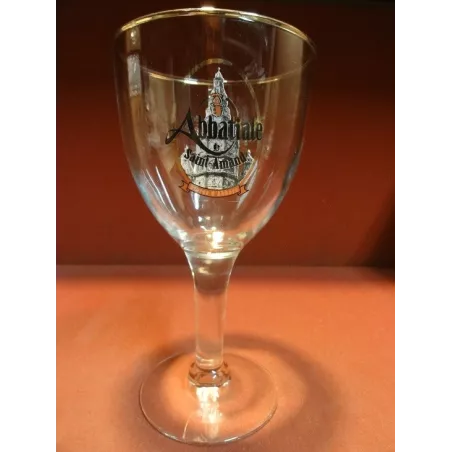 1 VERRE ABBATIALE DE SAINT  AMAND 25CL HT 18CM