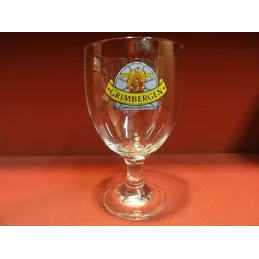 1 VERRE  GRIMBERGEN 50CL  HT 17.30CM  BLEU