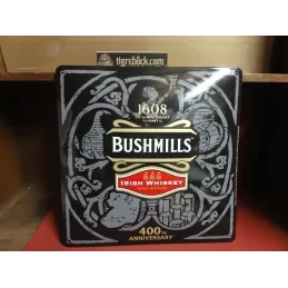 PLAQUE EMAILLEE BOMBEE  BUSHMILLS 39.50CM X39.50CM