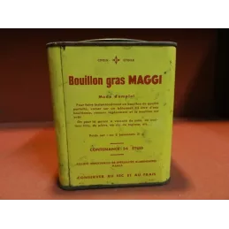 BOITE MAGGI  BOUILLON GRAS 11.80CM X11.80CM X13.50CM