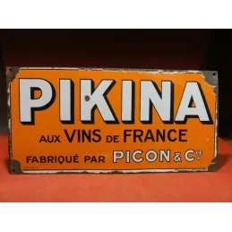 PLAQUE EMAILLEE PIKINA PICON  38CM X19CM