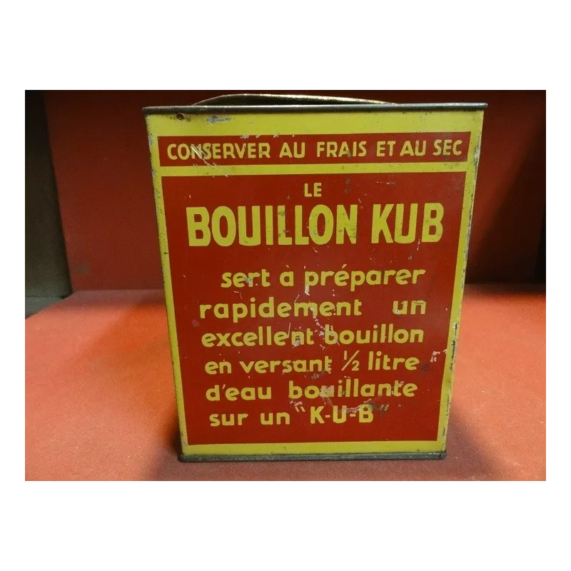 BOITE BOUILLON KUB 13.20CM X13.20CM X16CM Tigrebock