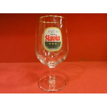 1 VERRE SLAVIA  LOGO VERT 25 CL