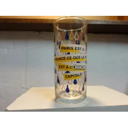6 VERRES ORANGINA COLLECTOR  HT 13.50CM