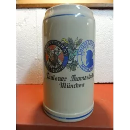 1 CHOPE GRES PAULANER THOMASBRAU 3LITRES
