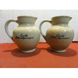 2 PICHETS  CIDRE  LOIC RAISON  50CL HT.13.50CM