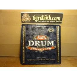 TAPIS EGOUTTOIR DRUM  TABAC  20CM X20CM