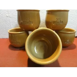 6 REMEQUINS LANQUETOT 20/25CL HT.8CM
