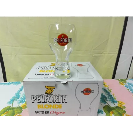 6 VERRES PELFORTH 25CL