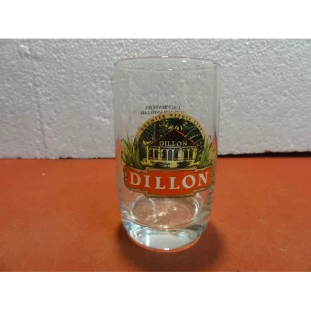 6 VERRES RHUM DILLON  HT 10CM