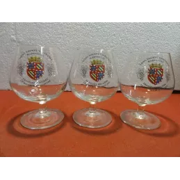 3 VERRES A COGNAC  HT 11.50CM