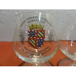 3 VERRES A COGNAC  HT 11.50CM