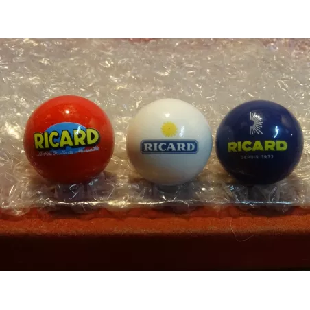 3 COCHONNETS RICARD  BLEU BLANC ROUGE