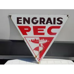 PLAQUE EMAILLEE ENGRAIS PEC  56CM X56CM X56CM