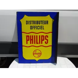 PLAQUE EMAILLEE PHILIPS DOUBLE FACE  60CM X45CM