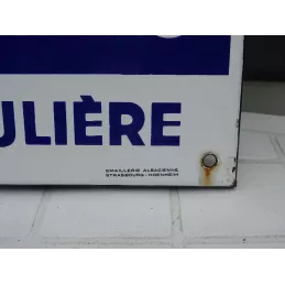 PLAQUE EMAILLEE  ASSURANCES MUTUELLE GENERALE FRANCAISE  48CM X38CM