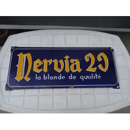 PLAQUE EMAILLEE NERVIA  58CM X23CM