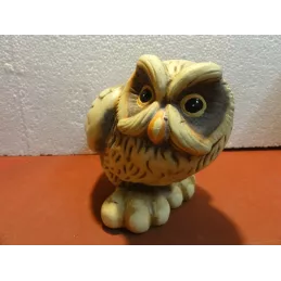 1 CHOUETTE EN TERRE CUITE 19CM X13CM
