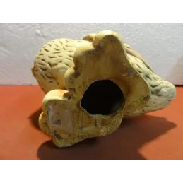 1 CHOUETTE EN TERRE CUITE 19CM X13CM