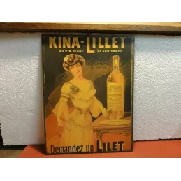 TOLE EMAILLEE  KINA LILLET...